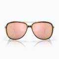 Oakley Split Time braun schildpatt gold/prizm rose gold polarisierte Sonnenbrille 2