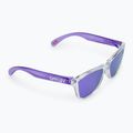 Oakley Frogskins XXS klar/prizm violett Kinder-Sonnenbrille