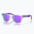 Oakley Frogskins XXS klar/prizm violett Kinder-Sonnenbrille