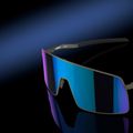 Oakley Sutro Ti satiniert Blei/prizm Saphir Sonnenbrille 10