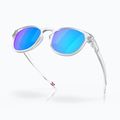 Oakley Latch matt klar/prizm sapphire polarisierte Sonnenbrille 4