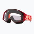 Fahrradbrille Oakley Airbrake MTB tld red lightning/clear 7