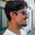 Oakley Frogskins Hybrid matte trans lila/klar prizm violett Sonnenbrille 8