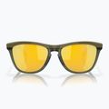 Oakley Frogskins Bereich dunkle Bürste/prizm 24k polarisierte Sonnenbrille 6
