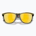 Oakley Frogskins Bereich dunkle Bürste/prizm 24k polarisierte Sonnenbrille 9