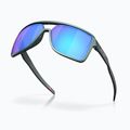 Oakley Castel mattsilber/blau colourshift/prizm sapphire Sonnenbrille 4