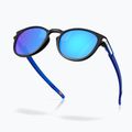 Oakley Latch mattschwarz/prizm Saphir-Sonnenbrille 5