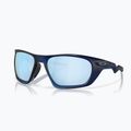 Oakley Lateralis matte trans blau/prizm tiefes Wasser polarisierte Sonnenbrille 5