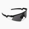 Kinder-Sonnenbrille Oakley Resistor Sweep polished black/Prizm Grey
