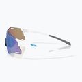 Oakley Cybr Zero poliert weiß/Prisma Saphir-Sonnenbrille 4