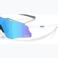 Oakley Cybr Zero poliert weiß/Prisma Saphir-Sonnenbrille 6