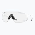 Oakley Cybr Dyno matte weiße/klare bis schwarze Iridium photochrome Sonnenbrille