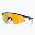 Kinder-Sonnenbrille Oakley Resistor Sweep matte black splatter/prizm 24k