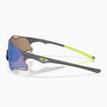 Sonnenbrille Oakley Cybr Zero matte carbon/prizm sapphire with uranium ink 3
