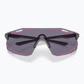 Sonnenbrille Oakley Cybr Dyno matte grey smoke/prizm grey with pink ink 3