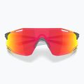 Sonnenbrille Oakley Cybr Dyno matte crystal black/prizm ruby with pink ink 3