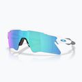 Sonnenbrille Oakley Radar EV Heater polished white/prizm sapphire