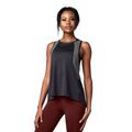 Damen Trainings-Tanktop STRONG ID schwarz mit offenem Rücken Z1T02517