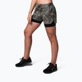 Damen 2-in-1 Trainingsshorts STRONG ID grau Z1B01242