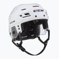 CCM Tacks 710 weißer Eishockeyhelm
