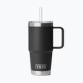 Thermobecher YETI Rambler Straw 739 ml black