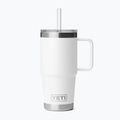 Thermobecher YETI Rambler Straw 739 ml white