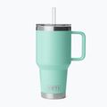 Thermobecher YETI Rambler Straw 1000 ml seafoam