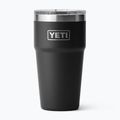 Thermosflasche YETI Rambler Stackable 473 ml black