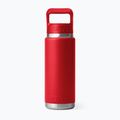 Thermoflasche YETI Rambler Straw 769 ml rescue red 2
