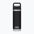 Thermosflasche YETI Rambler Chug 532 ml black