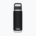 Thermosflasche YETI Rambler Chug 760 ml black