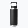 Thermoflasche YETI Rambler Straw 769 ml black 2