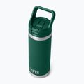 Thermoflasche YETI Rambler C Straw 532 ml black forest green 4