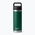 Thermosflasche YETI Rambler Chug 532 ml black forest green