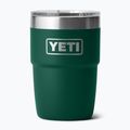 Thermosflasche YETI Rambler Stackable 237 ml black forest green