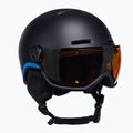Skihelm Kinder Salomon Grom Visor S2 schwarz L399163