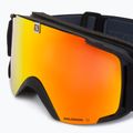 Skibrille Salomon Xview Photo black/mild red L48444 5