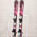 Kinder-Abfahrtsski Salomon Lux Jr S + C5 bordeau/pink 12