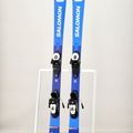 Kinder-Abfahrtsski Salomon S/Race MT Jr + L6 race blau/weiß 13