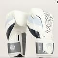 Venum Elite Evo grau/weiße Boxhandschuhe 6