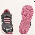 Geox Fastics Kinderschuhe grau/altrosa 15