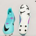 Kinder Fußballschuhe Nike Jr Zoom Mercurial Superfly 9 Academy FG/MG hyper türkis/schwarz/weiß/fuchsia Traum 8