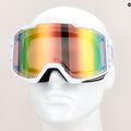Red Bull SPECT Spect Solo S1-S3 matt weiß/weiß photochrom/rosa Spiegel Skibrille 4