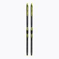 Langlaufski Kinder Fischer Sprint Crown + Tour Step-In schwarz-gelb NP6319V
