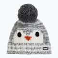 Wintermütze Kinder Eisbar Rico Pompon graumele/white/anthracite