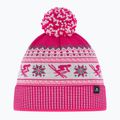 Wintermütze Eisbar Retroski Pompon pitti pink