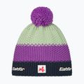Kinder-Wintermütze Eisbar Stan Pompon SA purple