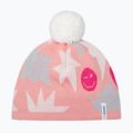 Kinder-Wintermütze Eisbar Talesia Pompon salmon