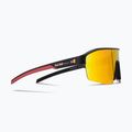 Red Bull Spect Dundee schwarz/braun mit rotem Spiegel Fahrradbrille 6