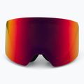 Skibrille Red Bull SPECT Line black/brown with red mirror/cloudy snow 3